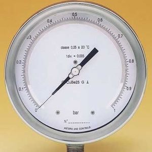 Manometer mit Zifferblatt-Anzeige