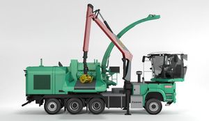 mobiler Holzhäcksler