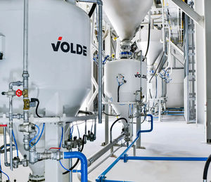 Pneumatische Förderanlage / in verdichteter Phase