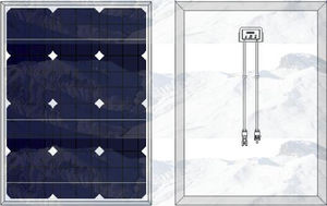 Solarpanel / monokristallines Silicium