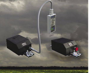 elektronischer Blitzeinschlagzähler