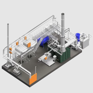 Verbrennungsanlage mit abnehmbarem Gitter