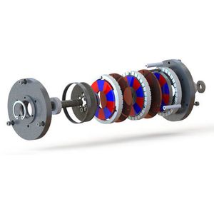 Axialfluss Drehmomentmotor