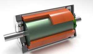 Stator für elektrischen Synchronmotor mit Dauermagnet