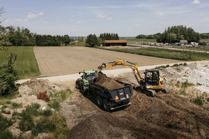 Baumaschinentransporter-Anhänger