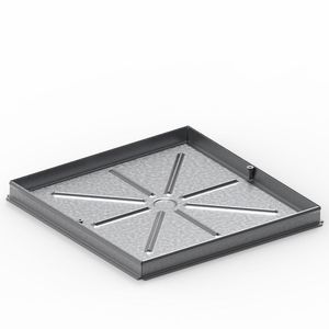 quadratischer Fahrbahndeckel