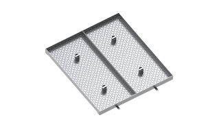 rechteckiger Fahrbahndeckel
