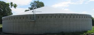 Lagertank-Abdeckung / Biogas