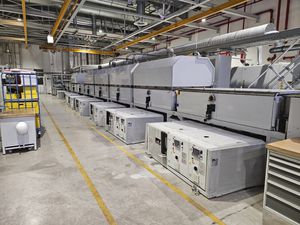 Sputter-Auftragsmaschine / waagerecht / online