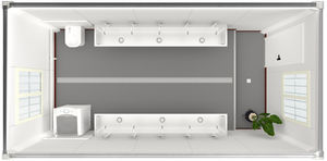 Raum-in-Raum-System / Kupfer