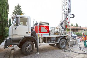 LKW-montiertes Bohrgerät