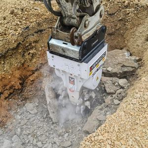 Schrämfräse für Bagger