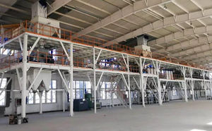 festinstallierte Betonmischanlage