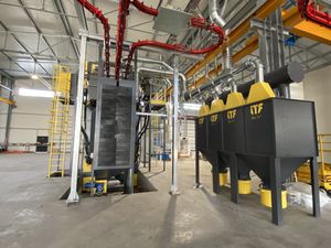 Strahlanlage / 4 Turbinen 1