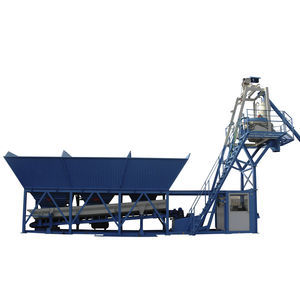 festinstallierte Betonmischanlage 1