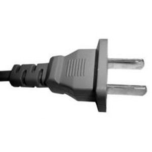wandmontierte Steckdose und Stecker