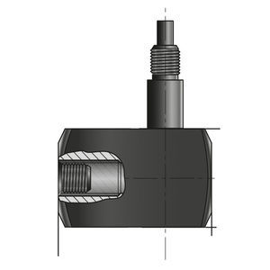 Winkelgelenk mit Gewindestange 1