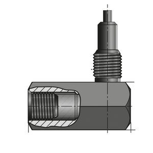 Winkelgelenk mit Gewindestange 1