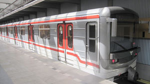 Schiebe-Eisenbahntür