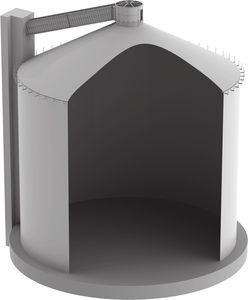 Silo mit konischem Boden