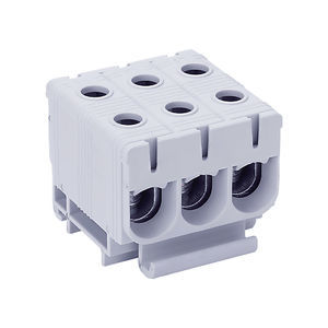 Klemmenblock auf DIN-Schiene 1