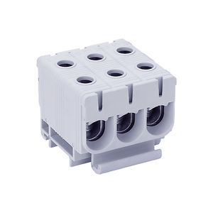 Klemmenblock auf DIN-Schiene 1
