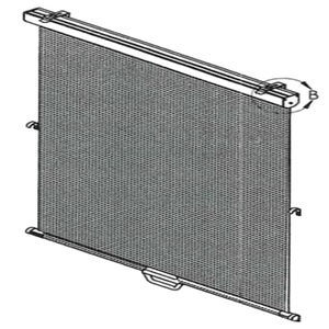 gerollter Jalousie