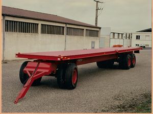 Sattelauflieger für Containertransport