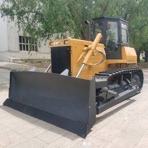Bulldozer auf Raupen