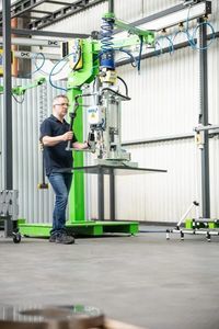 Manipulator mit Vakuum