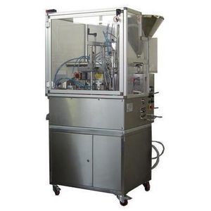 Abfüllmaschine mit Traysealer / für Tuben