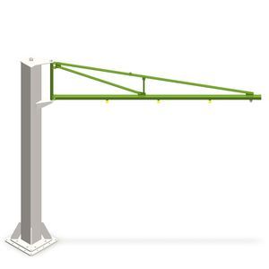 bodenbefestigter Schwenkkran