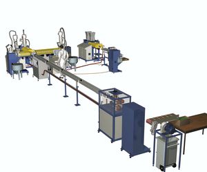 Extrusionsanlage mit Wasserkühlung