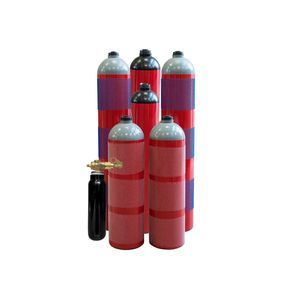 Gasflasche zur Brandbekämpfung