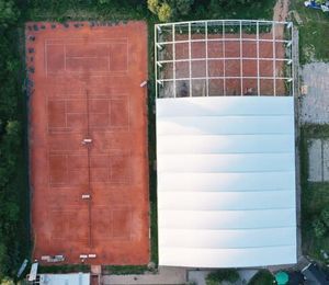 temporäre Temporäre Überdachung
