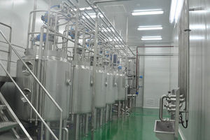 Produktionaanlage für Obstsaft / mit Pasteurisierung