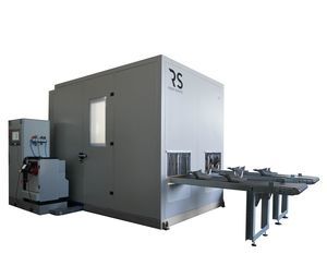 Roboterzelle für Schleifarbeiten