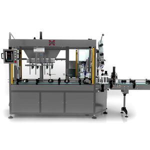automatische Abfüll- und Etikettiermaschine