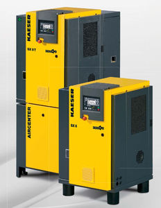 Luftkompressor / stationär / elektrisch / Schrauben