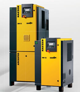Luftkompressor / stationär / elektrisch / Schrauben