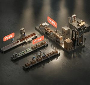 automatischer Drucker mit Etikettenaufbringer 1