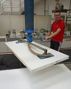 Schlauchheber für Holzplatten