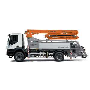 Autobetonpumpe für Baustelle