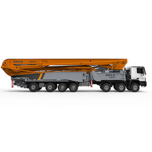 Autobetonpumpe für Baustelle