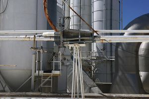 Rohrweiche für pulverförmiges Gut