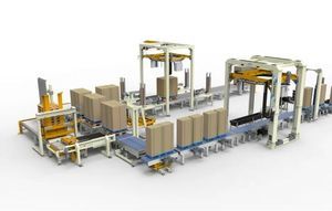 Verpackungsanlage für die Logistik