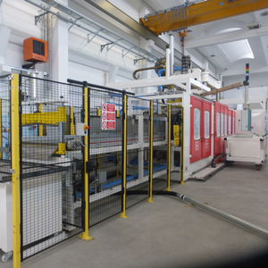 Thermoformmaschine für Kunststoffplatten / für Innerliner / für die Kühlschrankherstellung / vollautomatisch