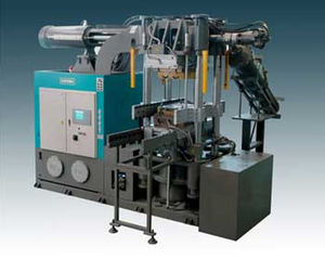 vertikale Spritzgießmaschine / hydraulisch / für Elastomere