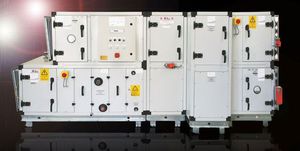 Luftaufbereitungszentrale für große Luftmengen 1