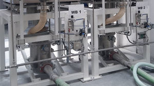 Pneumatische Förderanlage / für IBC-Container